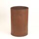 Authentic leather wastebasket/bin by Carl Auböck from the mid-20th century.