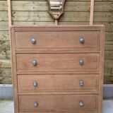 Commode chêne massif art déco