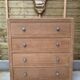 Commode chêne massif art déco