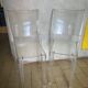 Pair of chairs La Marie by Starck for Kartell