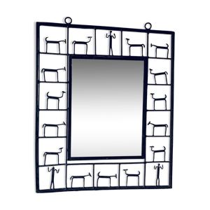 Miroir en ferronnerie