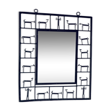 Artistic ironwork mirror, Frederick Weinberg