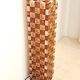 Floor Lamp in Amber and Crystal Pulegoso Glass by Poliarte, Italy, 1970s