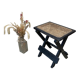 Folding stool in vintage canning