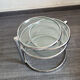Table basse vintage Leitmotiv Swivel en métal chromé