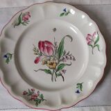 Old Lunéville flat plate with Keller and Guerin KG crest