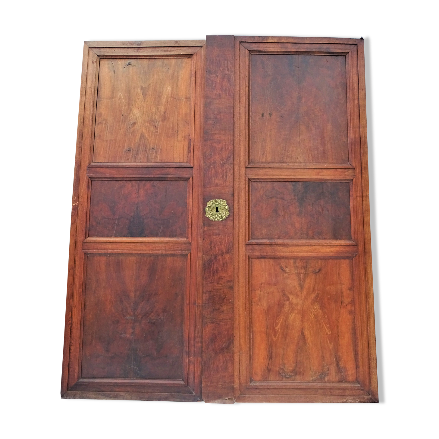 Pair of antique cabinet doors