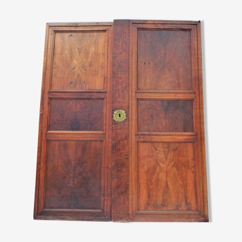 Paire de portes d'armoire anciennes