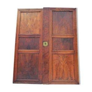 Paire de portes d'armoire anciennes