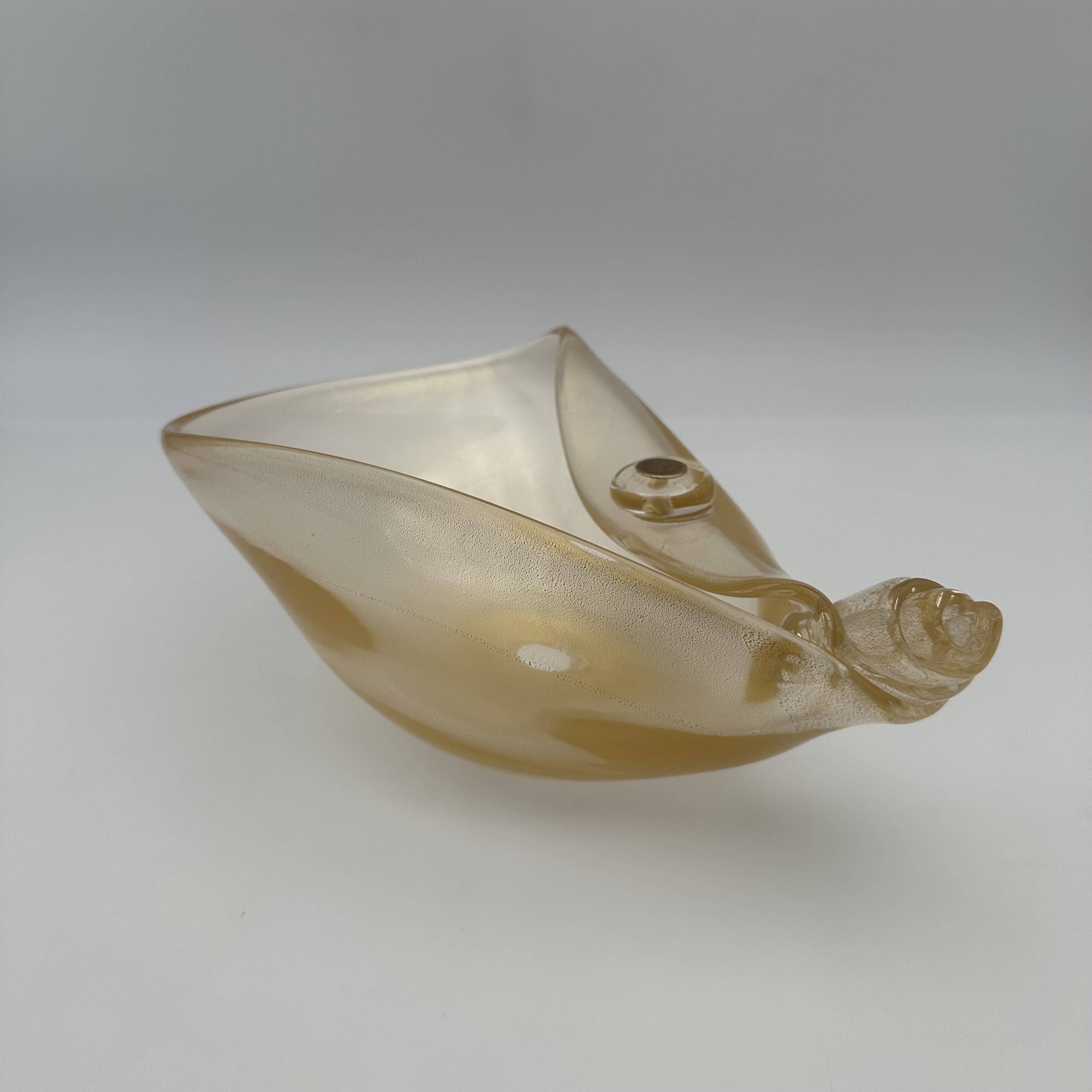 Coupe de Forme Libre en Verre Irisé de Murano, Barovier & Toso, Années 1950