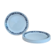 Set of 10 vintage Corelle American blue flat plates