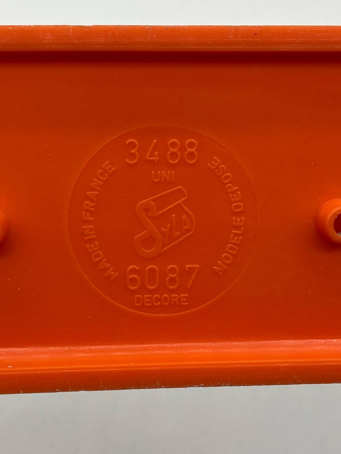 Vintage coat rack / Syla / orange plastic 🧡