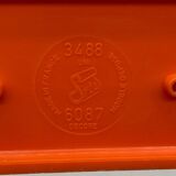 Vintage coat rack / Syla / orange plastic 🧡