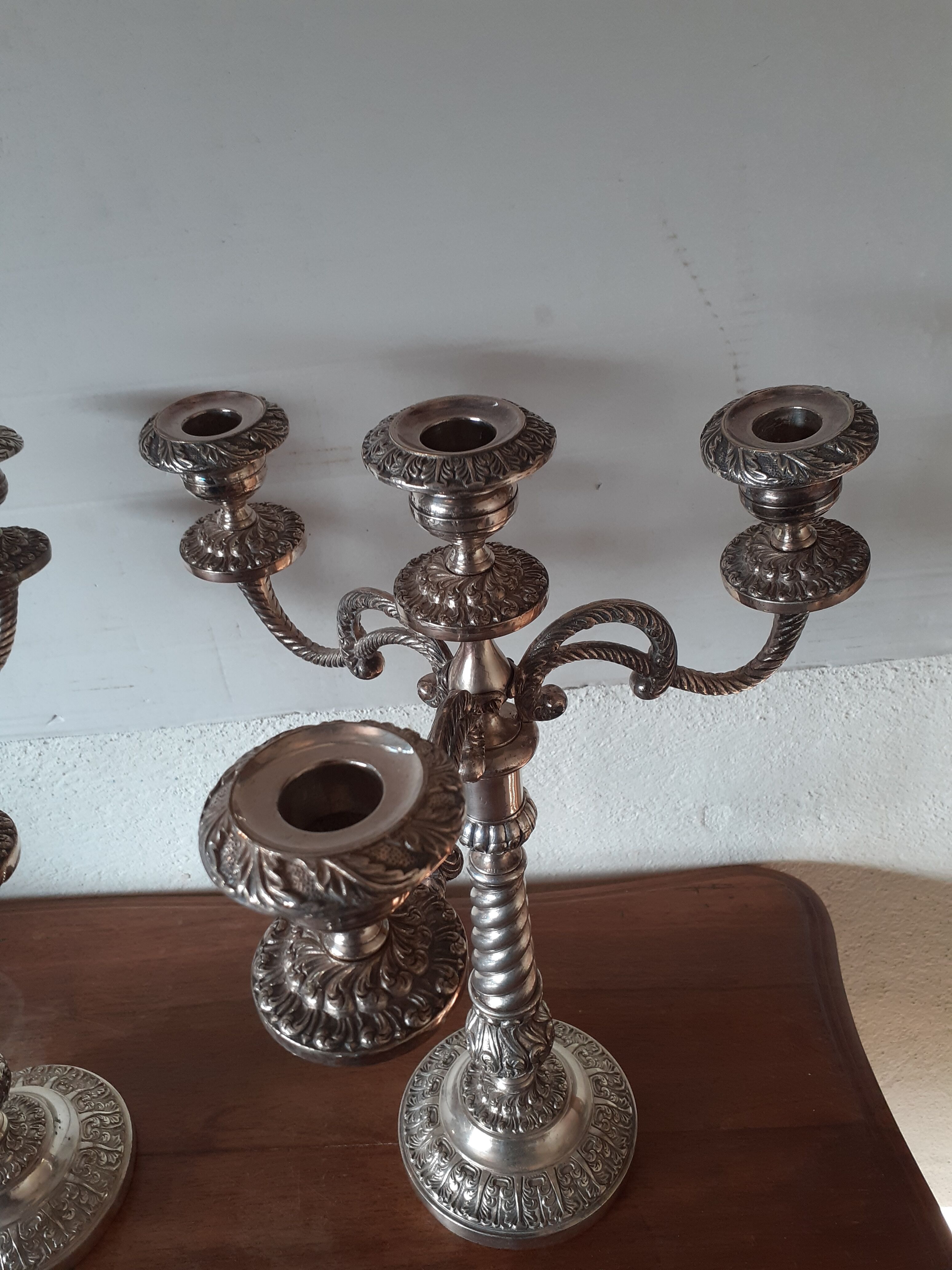 Paire de candélabres