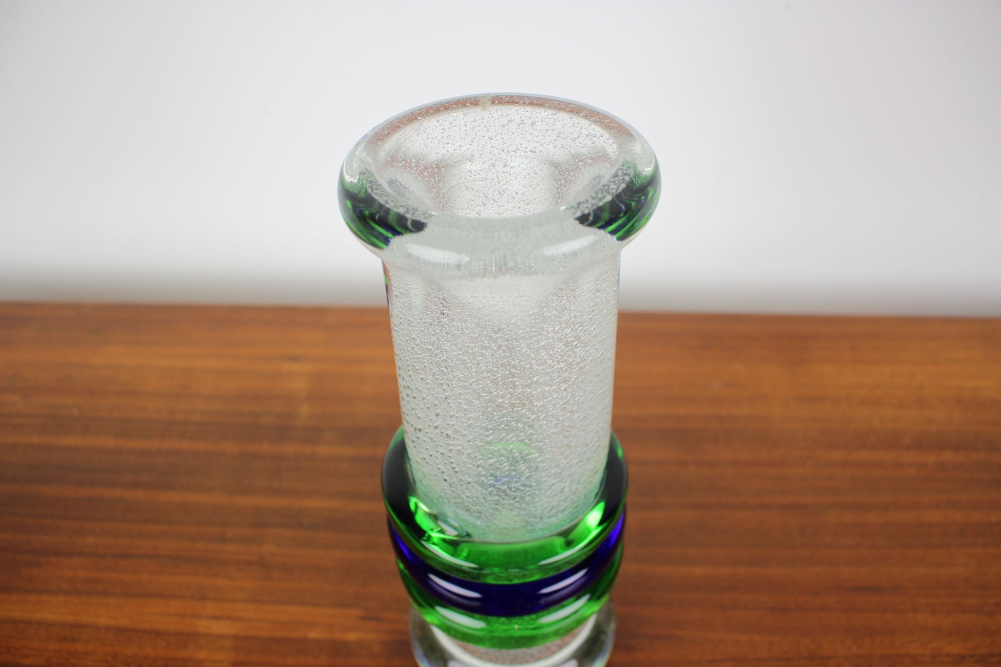 Art Glass Vase by Pavel Jezek for Skrdlovice Glassworks,1975s