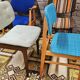 Set of 6 mismatched 1960s Scandinavian chairs