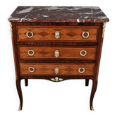 Marquetry Commode, Transitional Style Louis XV Louis XVI – Mid 20th Century