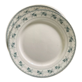 Set of 6 old flat plates, Alexandra iron earth model