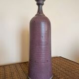 Christian Deville purple stoneware vase