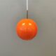 Orange ball lamp, Danish design and estimated from the 80