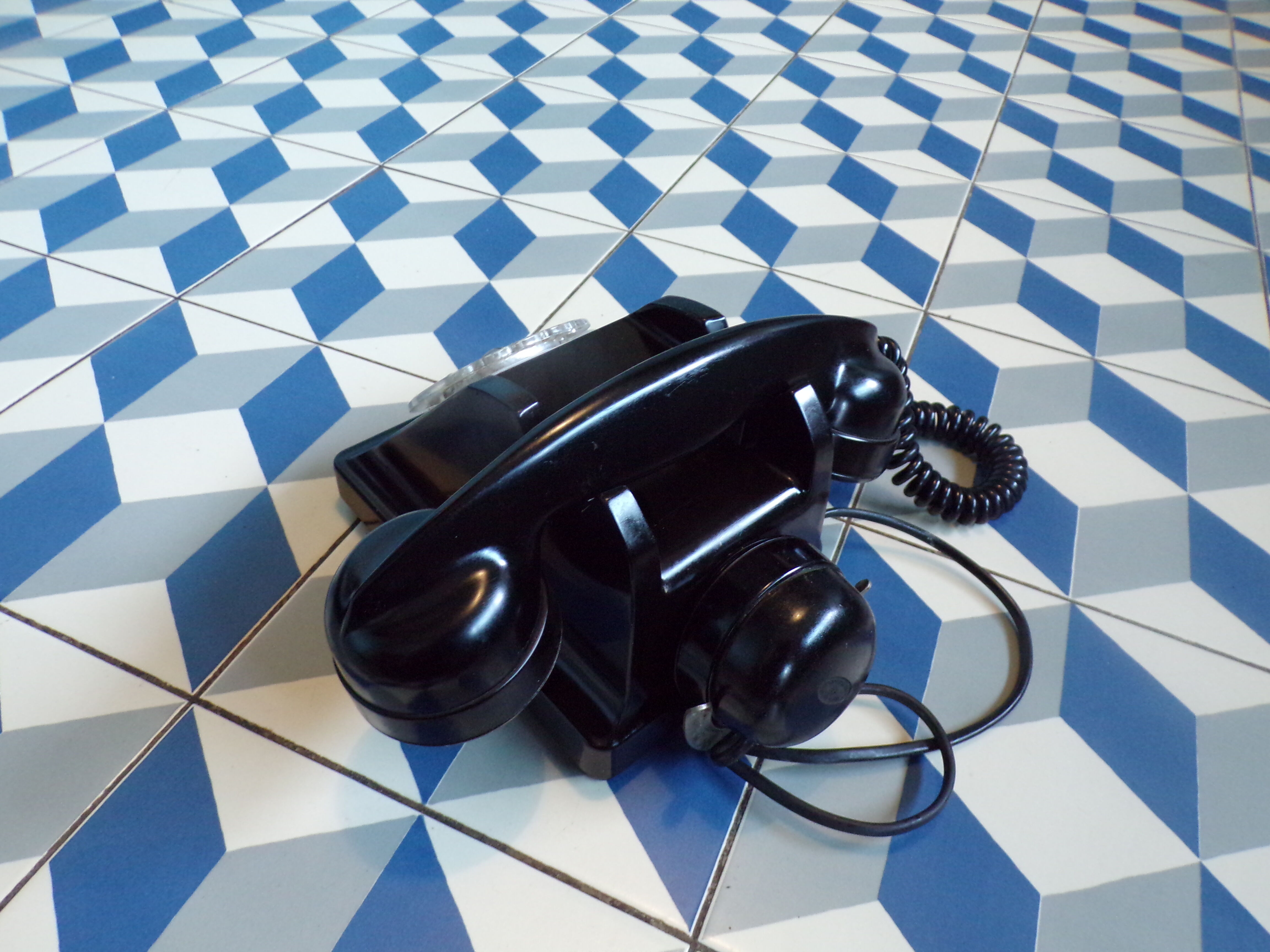 Vintage bakelite dial phone