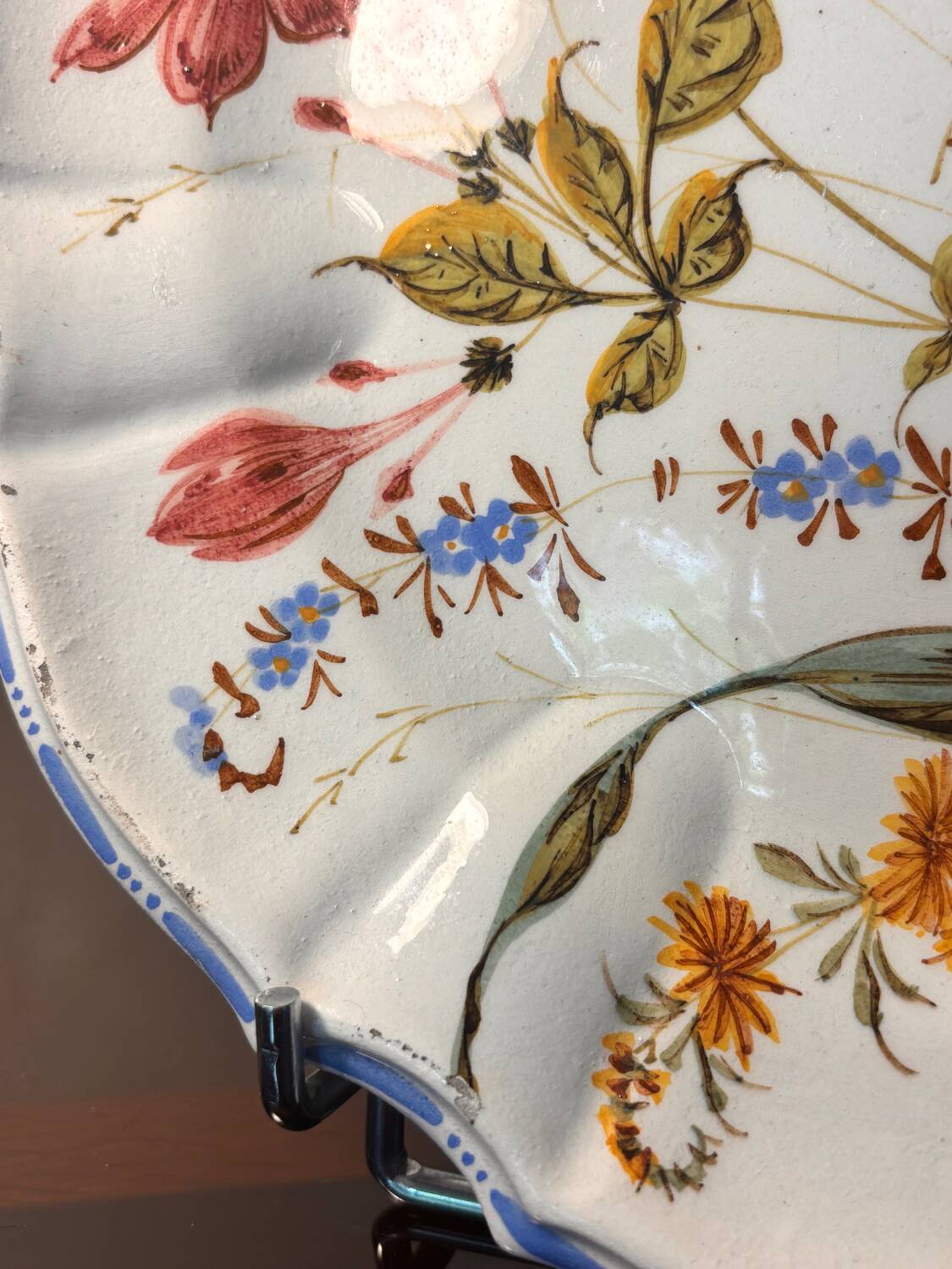 Assiette Nove L’Italie début 20eme
