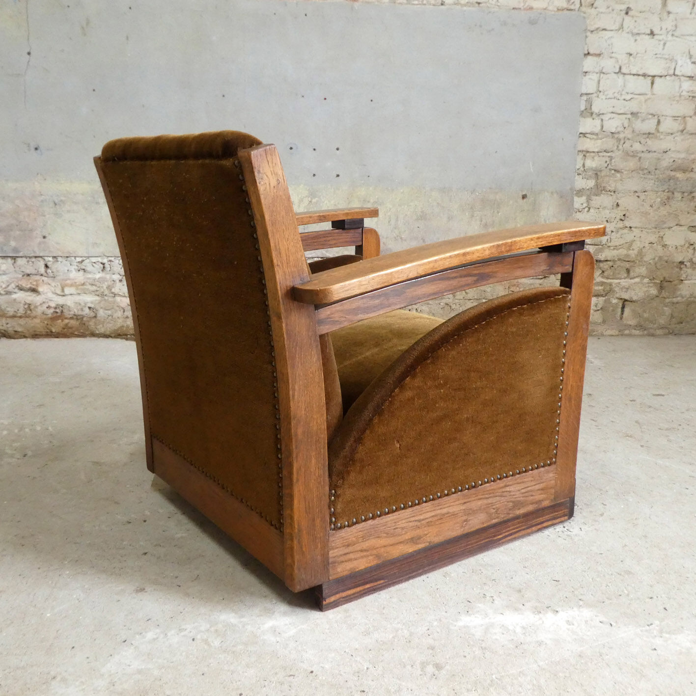 Modernist art deco armchair