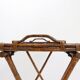 Mid-century colonial style bamboo folding table