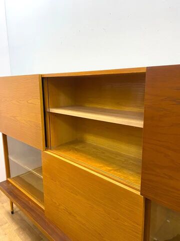 Retro cabinet / bookcase, Brussels style, 1960s