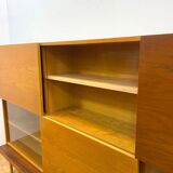 Retro cabinet / bookcase, Brussels style, 1960s