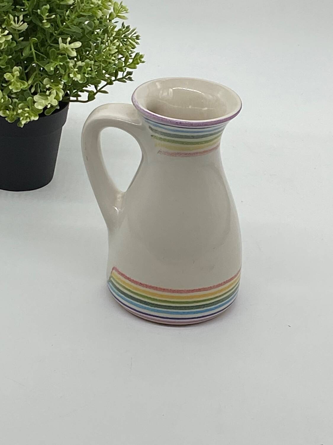 Vase / soliflore / pitcher, bay w. germany, vintage rainbow