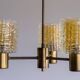 Modern mid-century chandelier by Carl Fagerlund