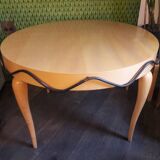 Round sycamore table
