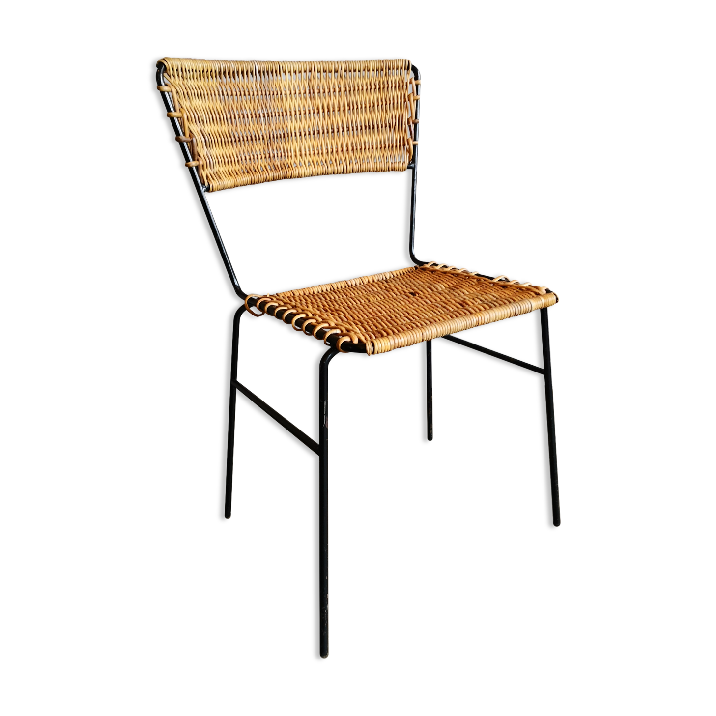 Rattan chair, Germany, 70s