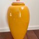 Vase Saint Clément France Jaune Rose