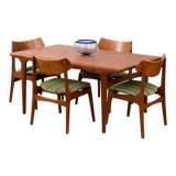 Dining table with extension leaf, Johannes Andersen, Uldum Møbelfabrik