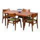 Dining table with extension leaf, Johannes Andersen, Uldum Møbelfabrik