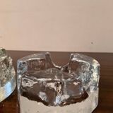Set of 3 tea light candle holders from the 70s