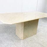 Vintage marble dining table, 1970s