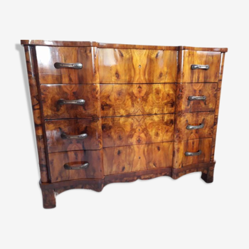 Venetian art deco chest of drawers