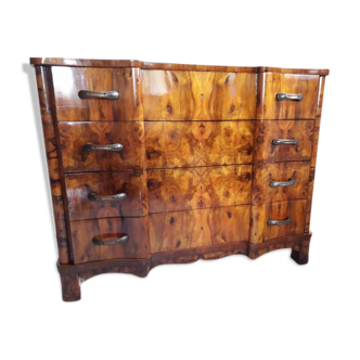 Venetian art deco chest of drawers