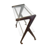 Old vintage serving table on casters by Rama Torino