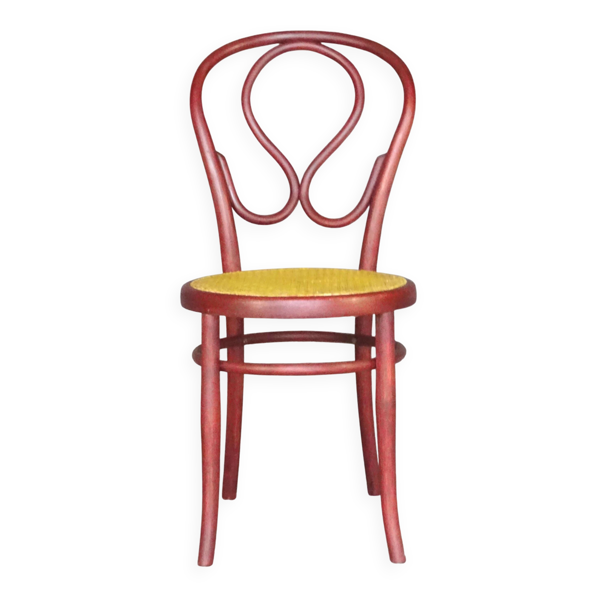 Chaise Kohn n°20 teinte "Cherry" d'origine, vers 1900