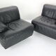 Leather 2-seater sofa "Fiandra" by Vico Magistretti for Cassina, 1970, Italy