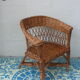 Child Chair basket woven Wicker vintage 1960