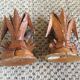 2 bougeoirs en bois
