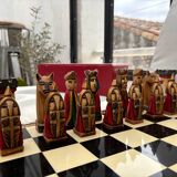 Wooden chess game