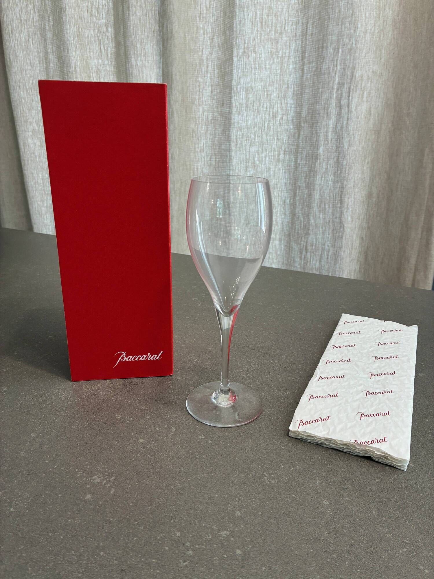Baccarat crystal glassware service, Saint Remy model in original boxes.