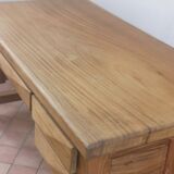 Brutalist minister's office in exotic wood