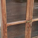 Armoire vitrée ancienne en bois